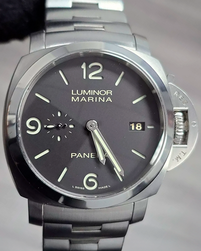 Panerai Luminor Marina 1950 3 Days Automatic 44MM Black Dial Steel Bracelet (PAM00328)