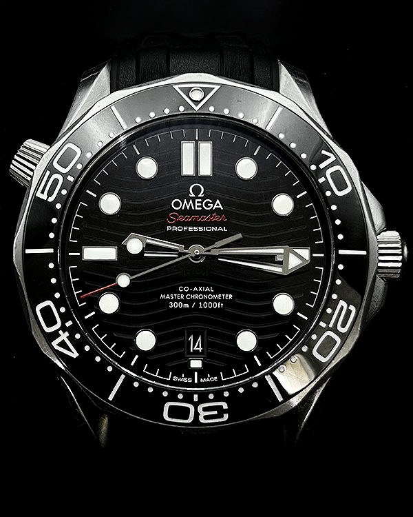 2018 Omega Seamaster Diver 300M 42MM Black Dial Rubber Strap (210.32.42.20.01.001)