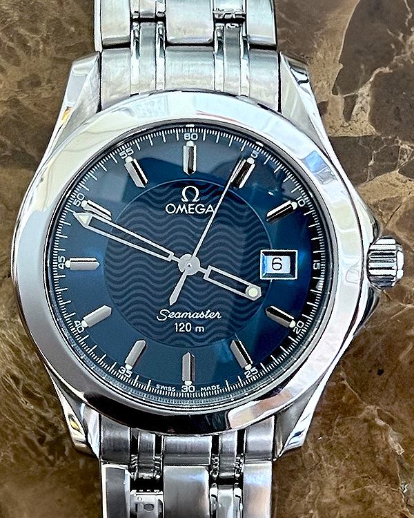 Omega Seamaster 120M 36.25MM Blue Dial Steel Bracelet (2501.81.00)