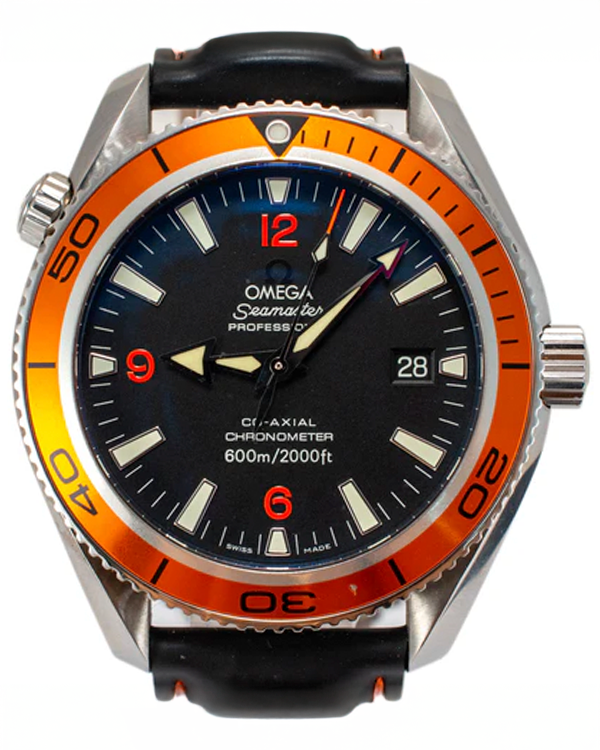 2009 Omega Seamaster Planet Ocean 42MM Black Dial Rubber Strap (2909.50.82)
