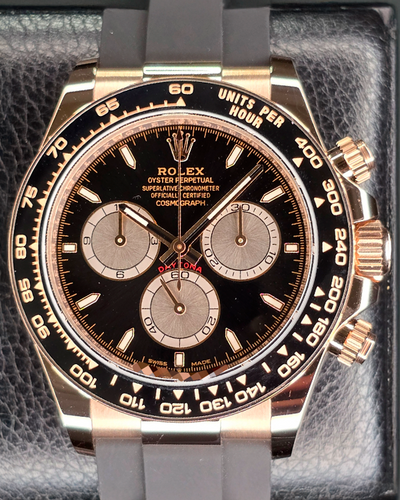 2024 Rolex Cosmograph Daytona 40MM Black Dial Oysterflex Strap (126515LN)