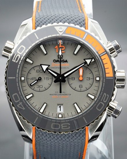 2017 Omega Seamaster Planet Ocean 600M 45.5MM Grey Dial Rubber Strap (215.92.46.51.99.001)