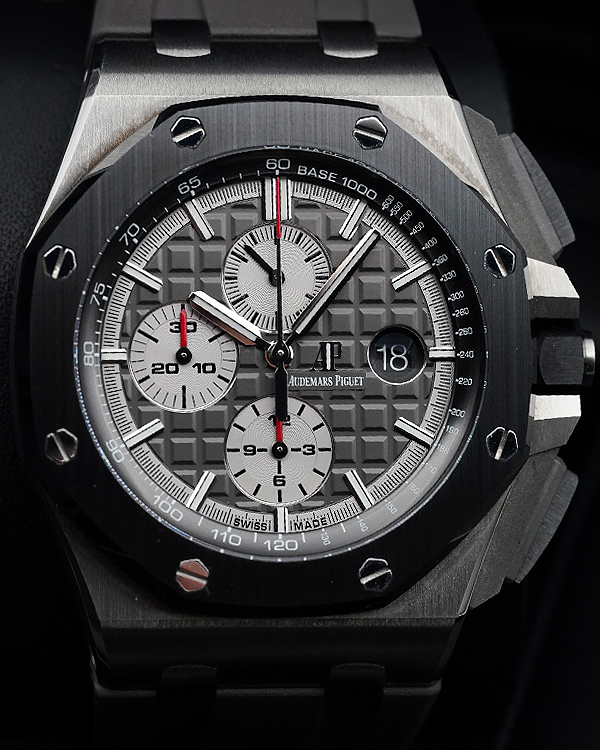 2019 Audemars Piguet Royal Oak Offshore 44MM Gray Dial Rubber Strap (26400IO.OO.A004CA.01)