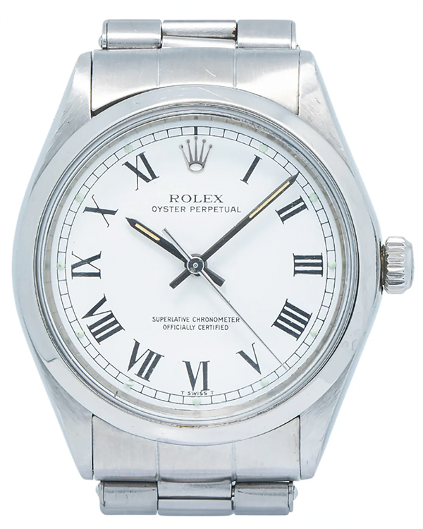 Rolex Oyster Perpetual 34MM White Dial Steel Bracelet (5500)