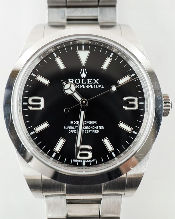 2017 Rolex Explorer 39MM Black Dial Oyster Bracelet (214270)