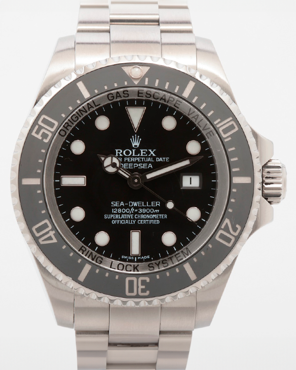 2009 Rolex Sea-Dweller Deepsea 44MM Black Dial Steel Bracelet (116660)