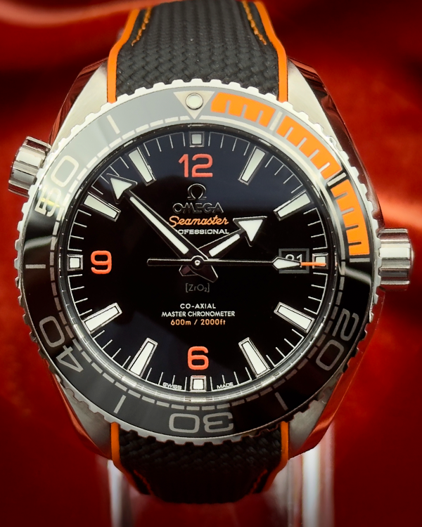 Omega Seamaster Planet Ocean 43.5MM Black Dial Rubber Strap (215.32.44.21.01.001)