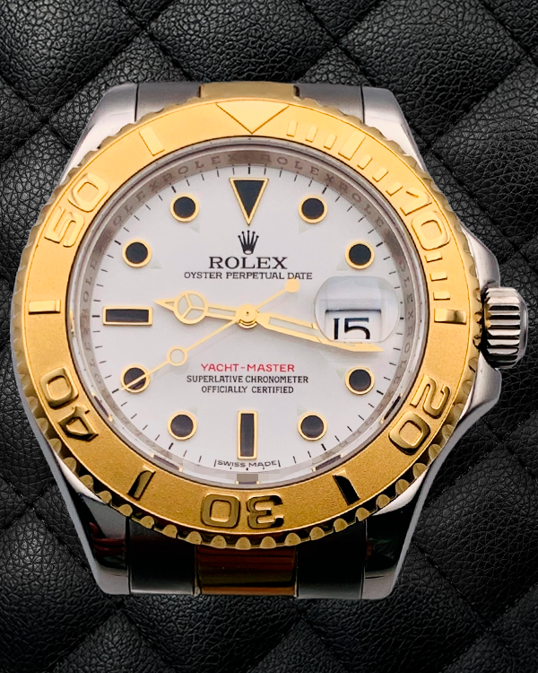 Rolex Yacht-Master 40MM White Dial Two-Tone Oyster Bracelet (16623)