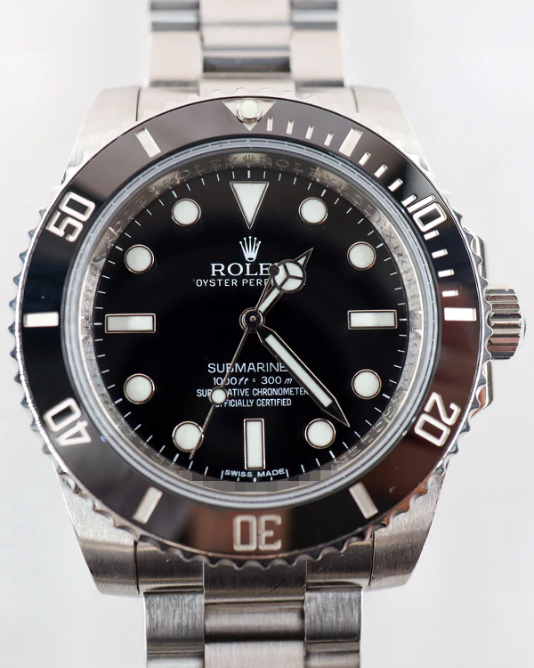 Rolex Submariner No Date 40MM Black Dial Oyster Bracelet (114060)