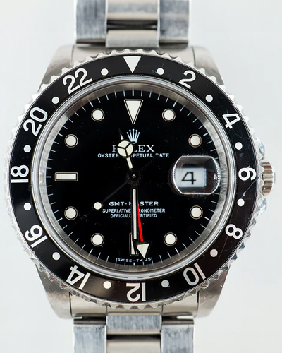 1996 (T Serial) Rolex GMT-Master 40MM Black Dial Oyster Bracelet (16700)