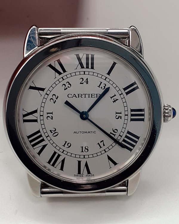 Cartier Ronde Solo de Cartier 36MM Silver Dial Steel Bracelet (3939)