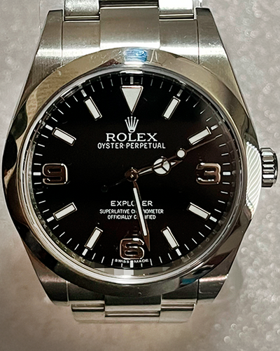 2014 Rolex Explorer 39MM Black Dial Oyster Bracelet (214270)