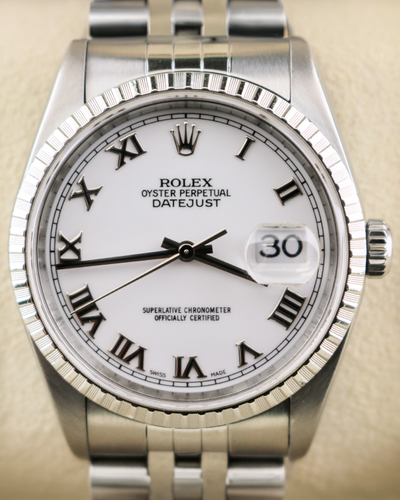 2006 Rolex Datejust 36MM White Dial Jubilee Bracelet (16220)