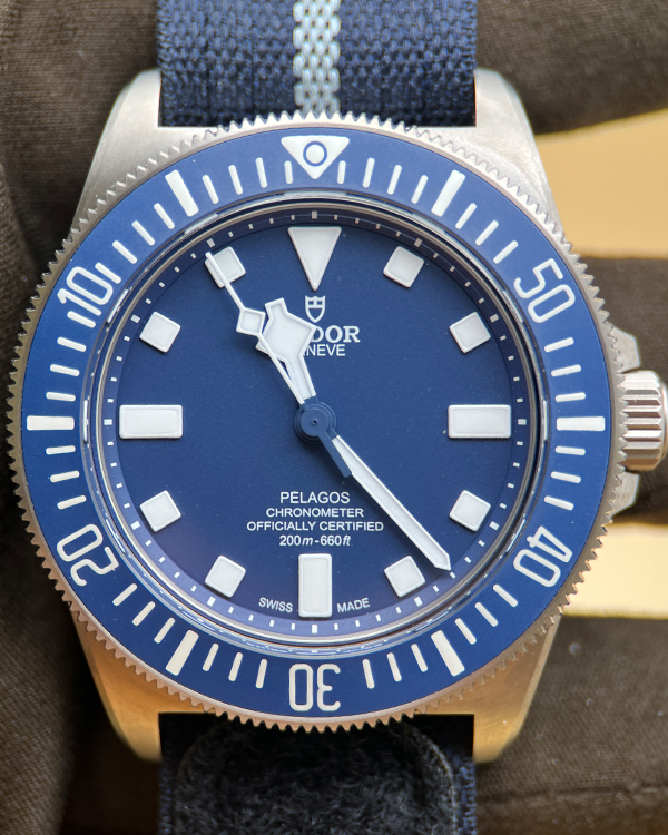 2022 Tudor Pelagos FXD 42MM Blue Dial Textile Strap (25707B/22)