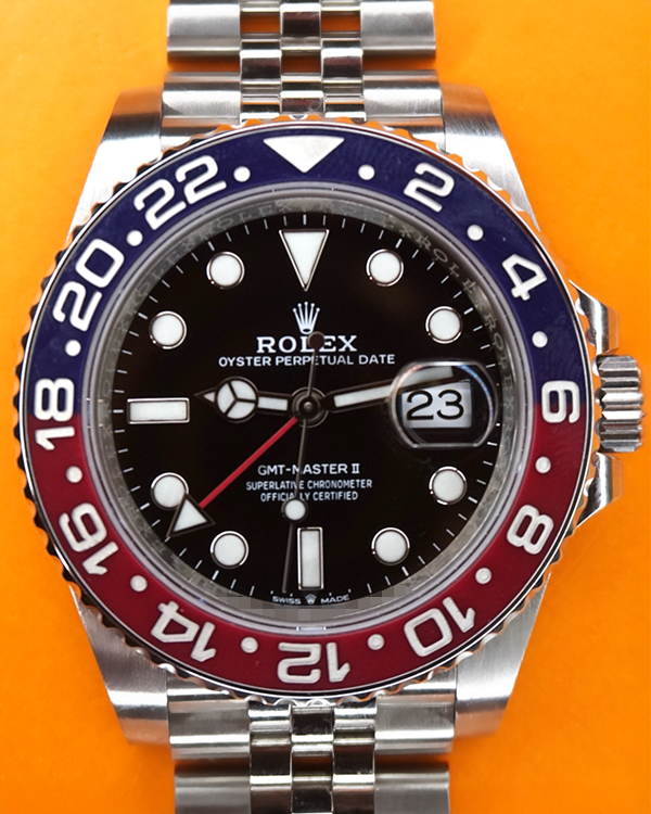 2020 Rolex GMT-Master II "Pepsi" 40MM Black Dial Jubilee Bracelet (126710BLRO)