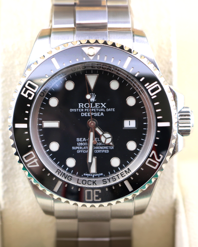 2012 (G Serial) Rolex Sea-Dweller Deepsea 44MM Black Dial Oyster Bracelet (116660)