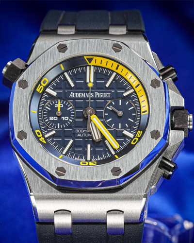 2016 Audemars Piguet Royal Oak Offshore Diver 42MM Blue Dial Rubber Strap (26703ST.OO.A027CA.01)