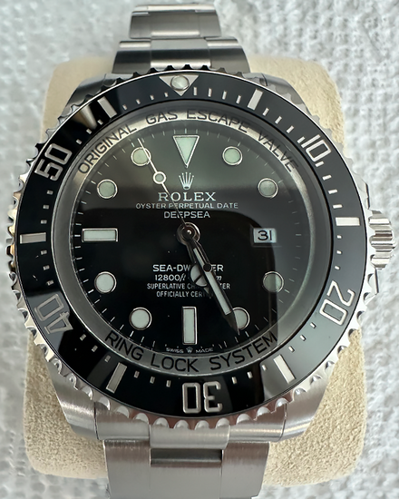 2021 Rolex Sea-Dweller Deepsea 44MM Black Dial Oyster Bracelet (126660)
