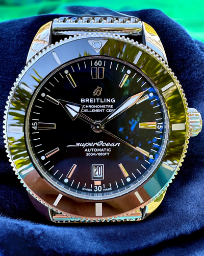 Breitling Superocean Heritage II S.E. 46MM Black Dial Steel Bracelet (AB2020)