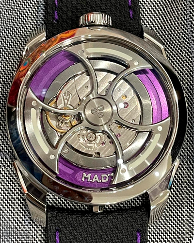 MB&F M.A.D. 1S Purple 42MM Skeleton Dial Leather Strap (M.A.D. 1)