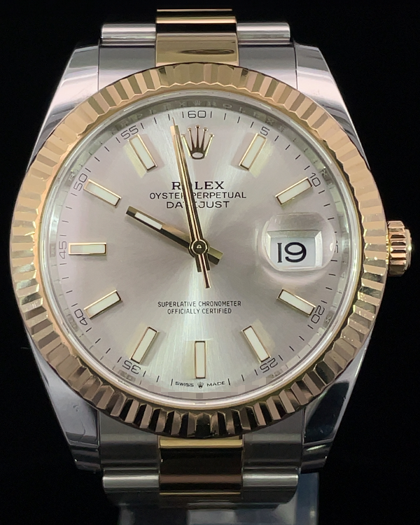 Rolex Datejust 41MM Sundust Dial Two-Tone Oyster Bracelet (126333)