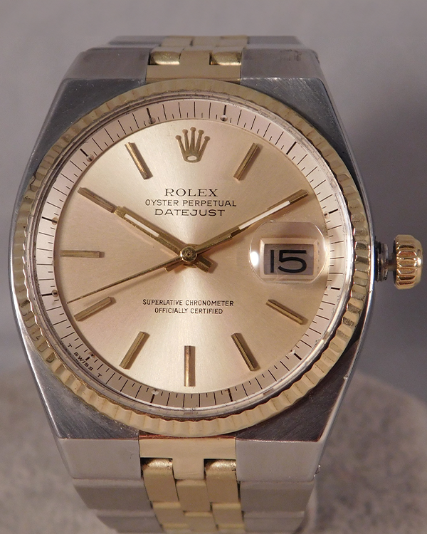 Rolex Datejust  "Rare Bird" 36MM Champagne Dial Two-Tone Jubilee Bracelet (1630)