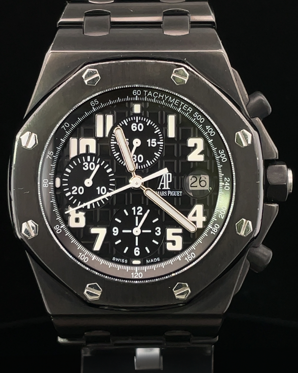 Audemars Piguet Royal Oak Offshore Chronograph 42MM Black Dial Steel PVD Coated Bracelet (25721ST.OO.1000ST.08.A)