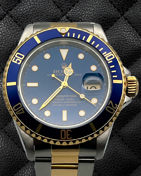 Rolex Submariner Date "Bluesy" 40MM Blue Dial Two-Tone Oyster Bracelet (16613LB)