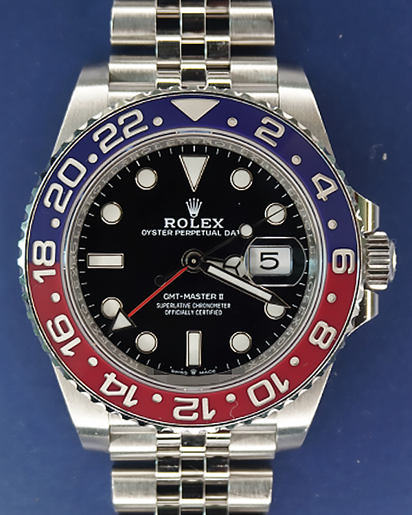 2022 Rolex GMT-Master II "Pepsi" 40MM Black Dial Jubilee Bracelet (126710BLRO)