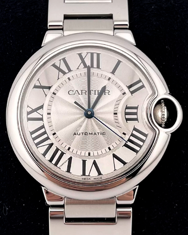 2024 Cartier Ballon Bleu De Cartier 36MM Silver Dial Steel Bracelet (WSBB0048)