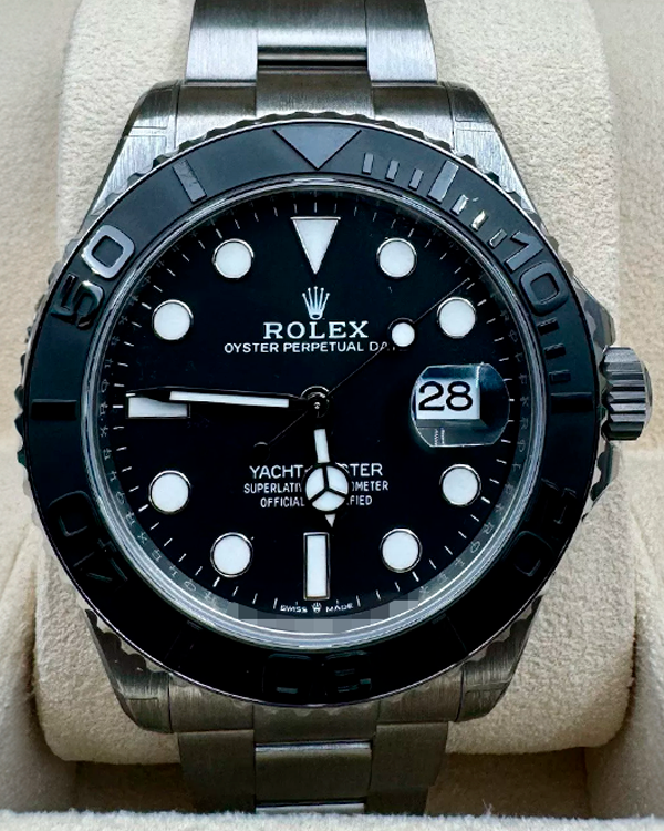 2024 Rolex Yacht-Master RLX 42MM Black Dial Titanium Bracelet (226627)