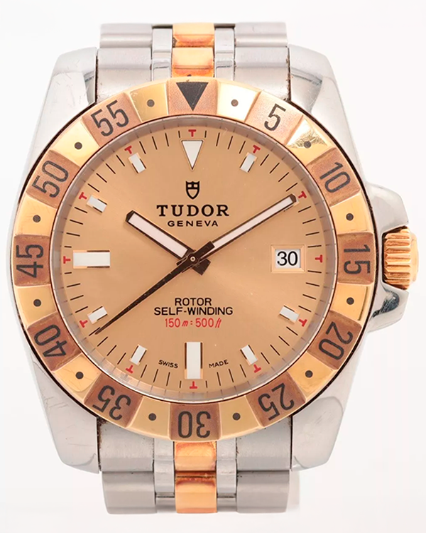 Rare Tudor Sport Chronograph 41MM Champagne Dial Two-Tone Bracelet (20023)