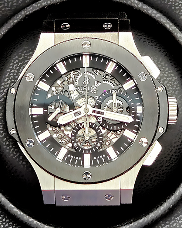 Hublot Big Bang Aero Bang 44MM Skeleton Dial Rubber Strap (311.SM.1170.RX)