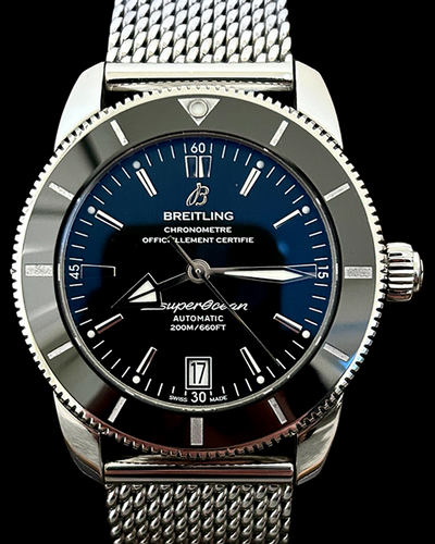 No Reserve - 2019 Breitling Superocean Heritage II S.E. 42MM Black Dial Steel Bracelet (AB2010121B1A1)