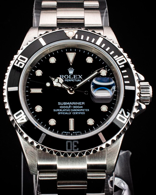 2005 Rolex Submariner Date 40MM Black Dial Oyster Bracelet (16610)