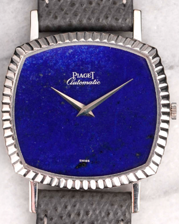 Piaget Classique 32MM Blue Lapis Lazuli Dial Aftermarket Leather Strap (12721)