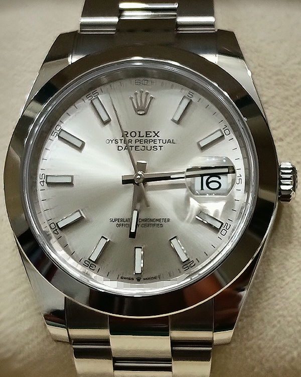 2023 Rolex Datejust 41MM Silver Dial Oyster Bracelet (126300)