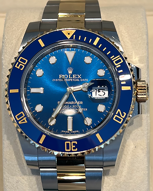 Rolex Submariner "Bluesy" 40MM Blue Dial Two-Tone Oyster Bracelet (116613LB)