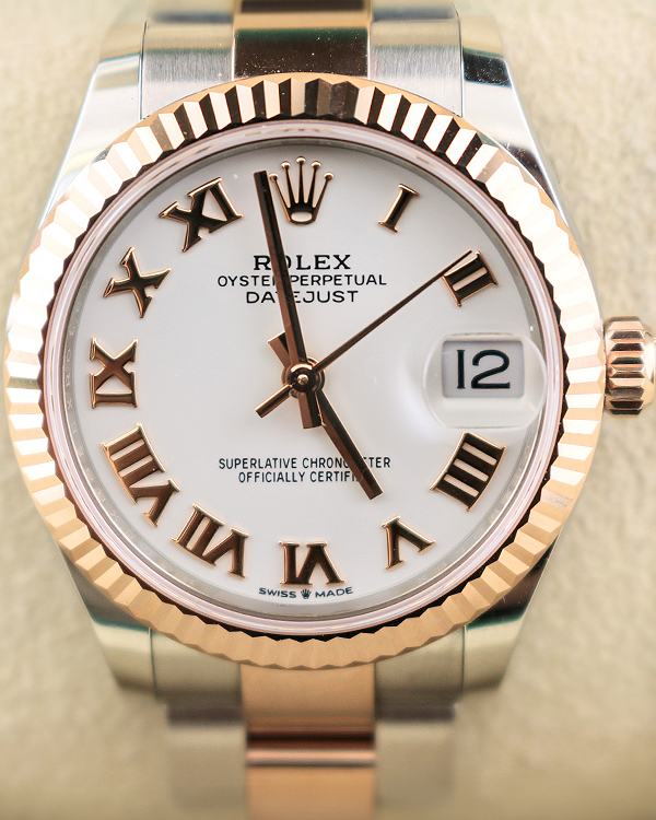 2023 Rolex Datejust 31MM White Dial Two-Tone Oyster Bracelet (278271)