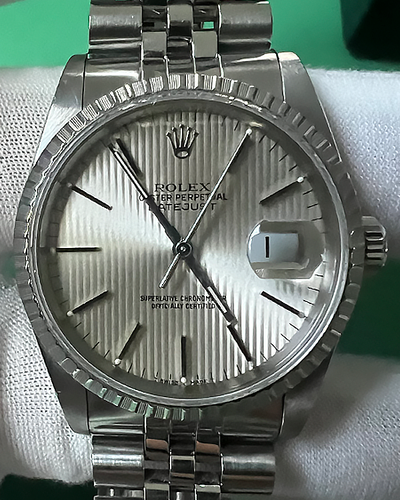 1991 Rolex Datejust 36MM Silver Dial Jubilee Bracelet (16220)