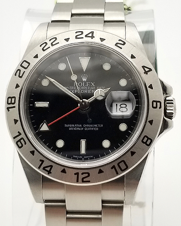 2007 (Z Serial) Rolex Explorer II 40MM Black Dial Oyster Bracelet (16570)