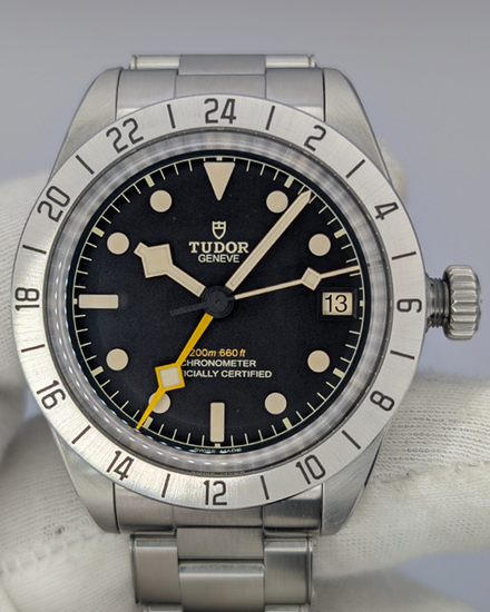 2023 Tudor Black Bay GMT 39MM Black Dial Steel Bracelet (79470)