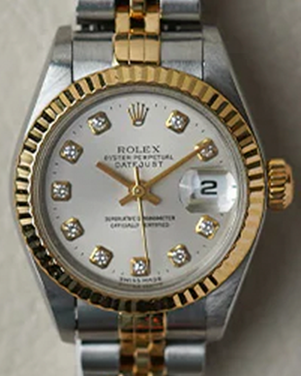 Rolex Lady-Datejust 26MM Silver Dial Two-Tone Jubilee Bracelet (79173G)