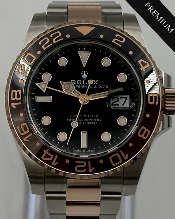 2023 Rolex GMT-Master II "Root Beer" Everose Gold/Oystersteel Black Dial (126711CHNR)