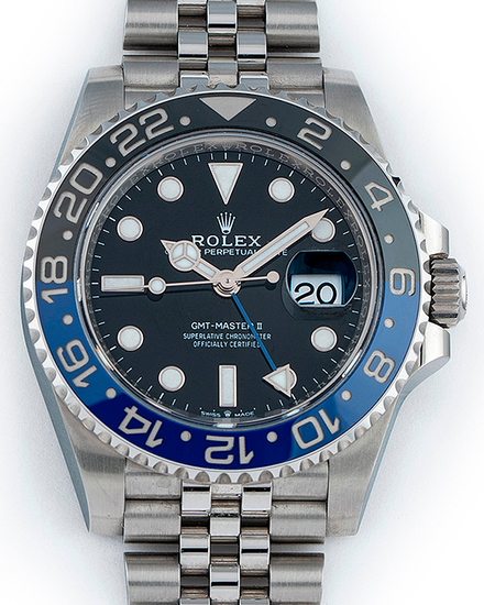 2023 Rolex GMT-Master II "Batgirl" 40MM Black Dial Jubilee Bracelet (126710BLNR)