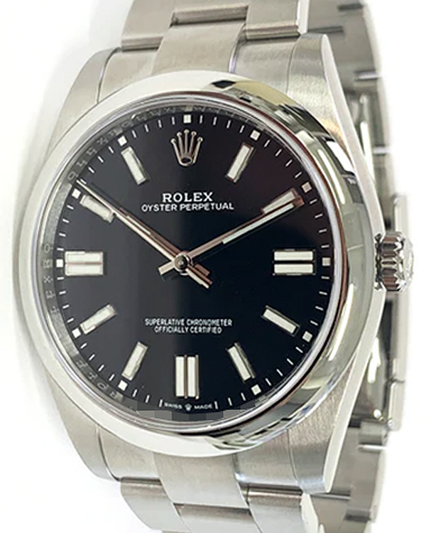 2024 Rolex Oyster Perpetual 41MM Black Dial Oyster Bracelet (124300)