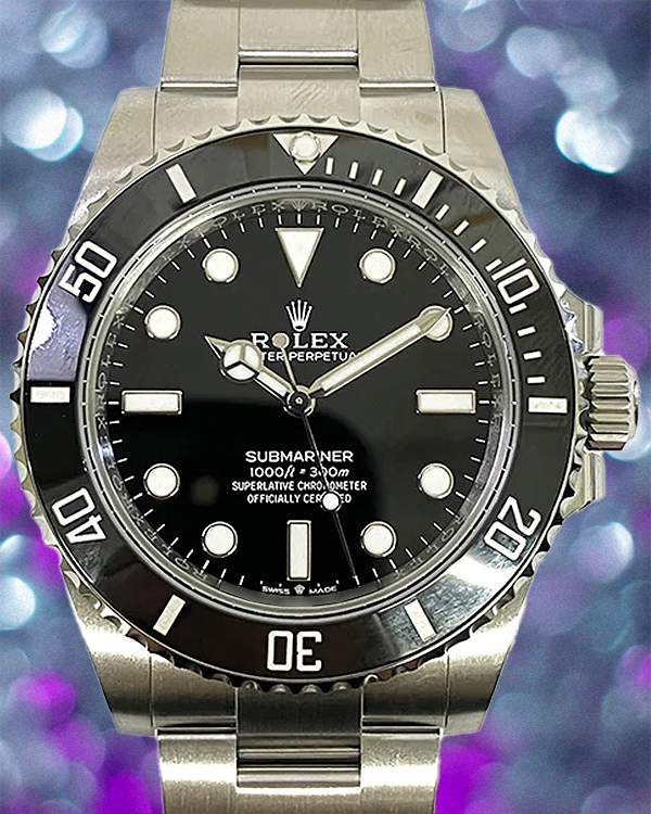 2024 Rolex Submariner No Date 41MM Black Dial Oyster Bracelet (124060)