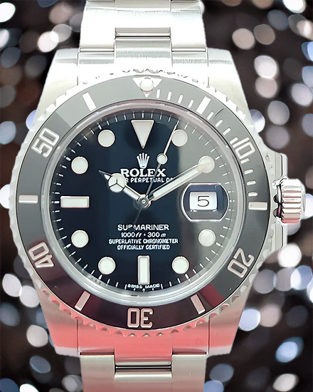 2014 Rolex Submariner Date 40MM Black Dial Oyster Bracelet (116610LN)