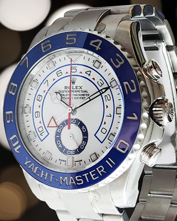 2019 Rolex Yacht-Master II 44MM White Dial Oyster Bracelet (116680)