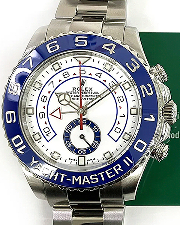 2017 Rolex Yacht-Master II 44MM White Dial Oyster Bracelet (116680)